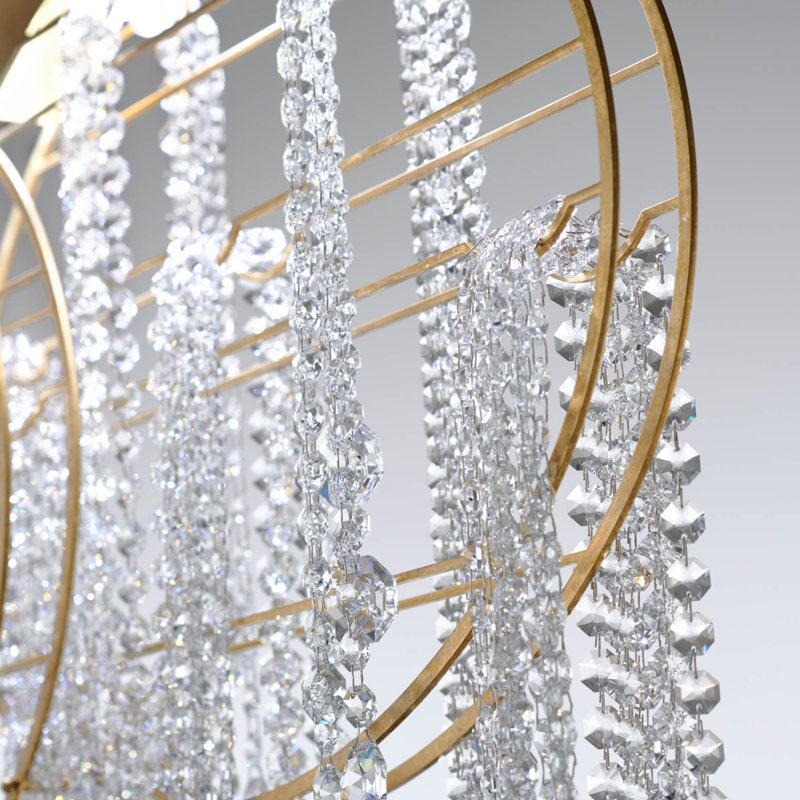 Fantasia 3 - Light LED Pendant, Heirloom Gold