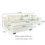 111.48" Wide L-Shape Upholstered Sectional-651653389