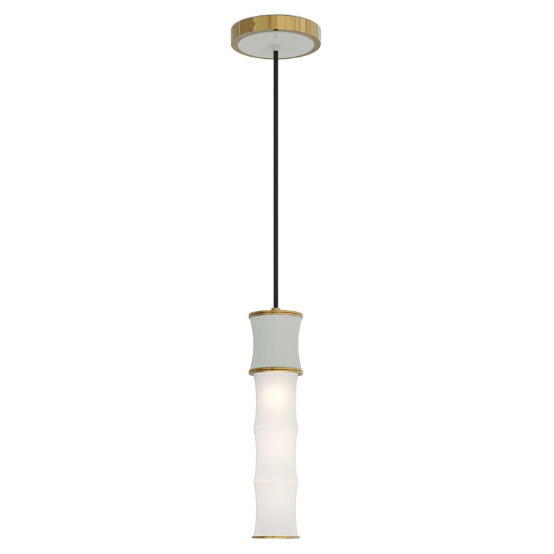 Kane Pendant Light, Celadon/Gold
