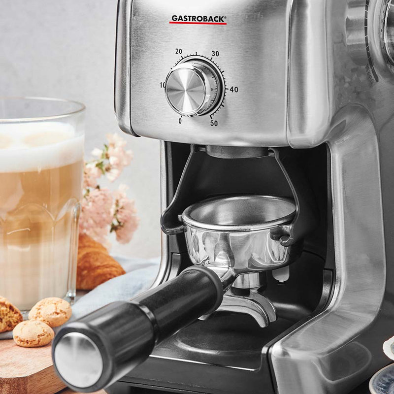 Gastroback Design Stainless Steel Electric Conical Burr Coffee Grinder