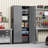 Steel Single Storage Cabinet with Lock ( 72'' H x 32'' W x 16'' D)-1210186943