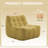 Modern Style 33.7" Oversized Bean Bag Lounge Chair-925254717