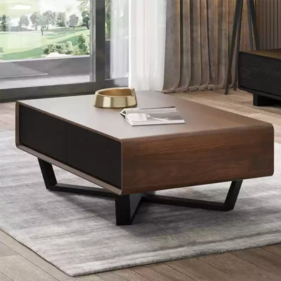 Minimalist TV stand and coffee table set