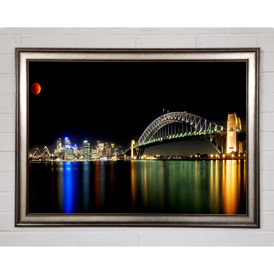 Sydney Harbour Bridge Opera House - Einzelner Bilderrahmen Kunstdrucke