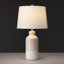 22.5in 3-Way Ceramic Table Lamps with White Shades