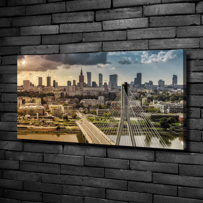 Warsaw Poland - Wrapped Canvas Print