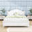 Wood Platform Bed with Wooden Slat and Headboard-978830472-978830475