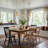 1-Amber glass round dimmable pendant light