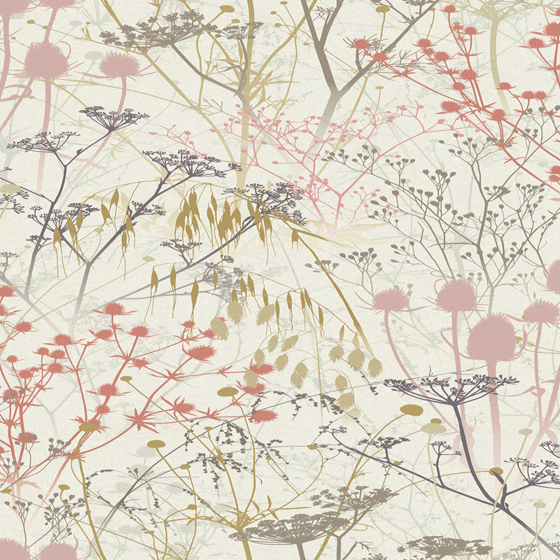 Clarissa Hulse Summer Border Verdigris Removable Wallpaper, Shell