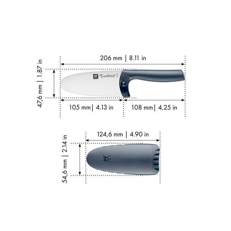 ZWILLING TWINNY Kids Chefs Knife, Blue
