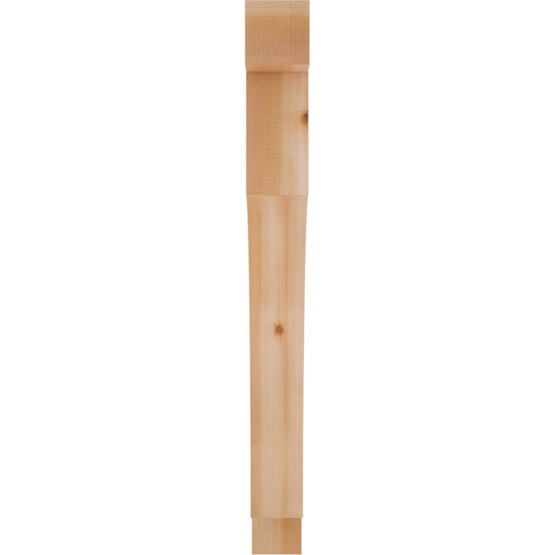 Support Westlake Block, Cèdre rouge de l'Ouest (lisse), H 40 po x l 3,5 po x P 36 po
