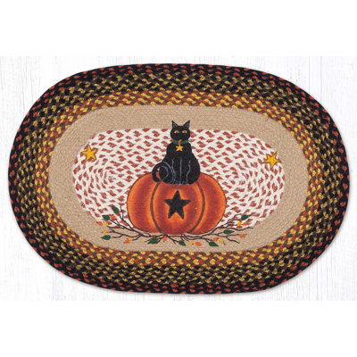  OP-222 Pumpkin Celebration Oval Patch 20"x30"