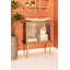  Armoire en verre et laiton - Rangement moderne de 31,5 po de hauteur