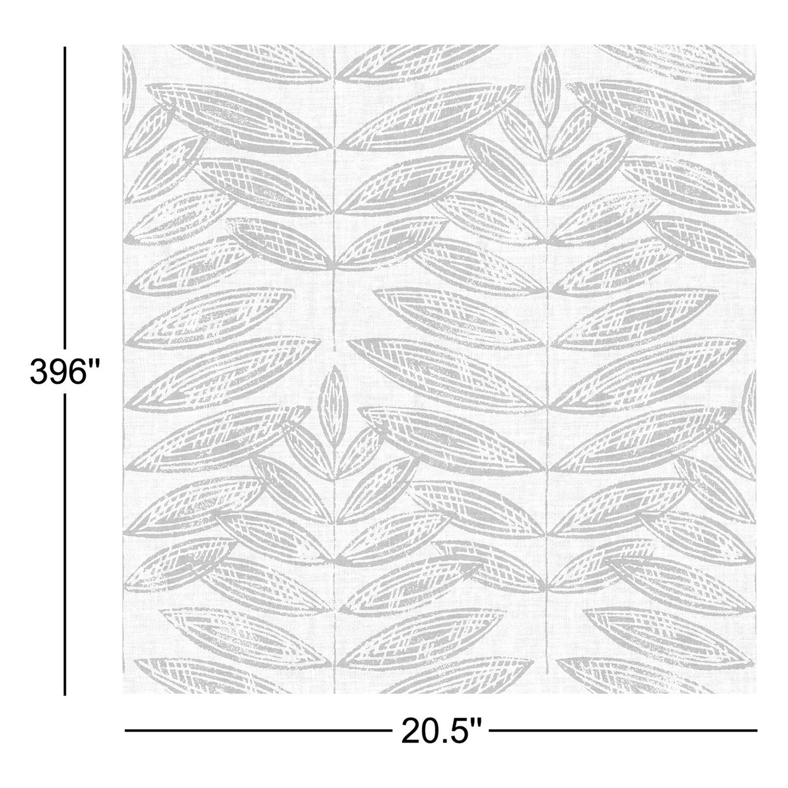 Leaf Wallpaper Roll, Coral