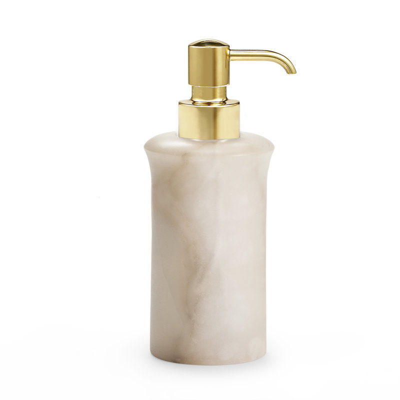Distributeur de savon Alisa, Crème / laiton non plaqué