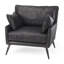Fauteuil club en cuir Emily-685731142