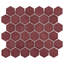 Tribeca 2" Hex Glossy 11-1/8 " x 12-5/8 " Porcelain Mosaic Floor & Wall Tile-1189130997