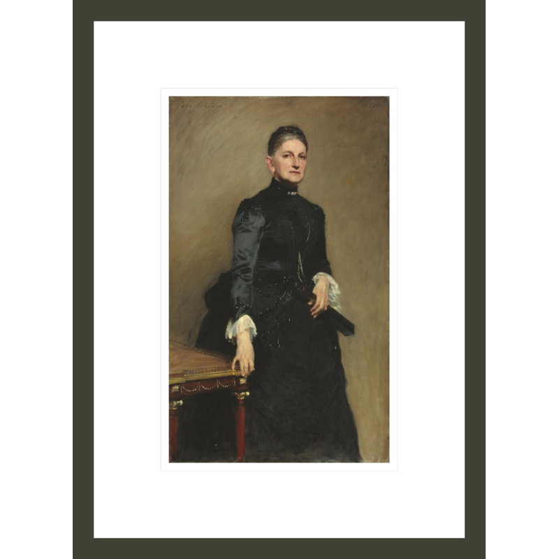 «Eleanora O'Donnell Iselin» par John Singer Sargent, impression giclée encadrée, H 16,75 po x l 12,38 po