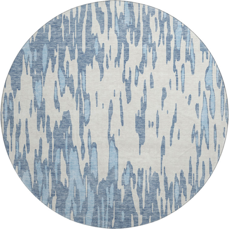 Premium Machine Washable Prisco Denim Rug