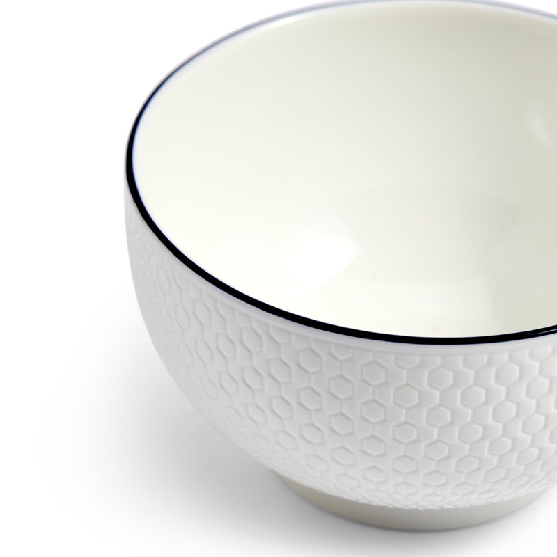 Gio Blue 4.3in Bowl Blue Line