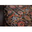 Tapis noir en laine noué à la main de conception unique 9 pi x 12 pi 1 po Ziegler
