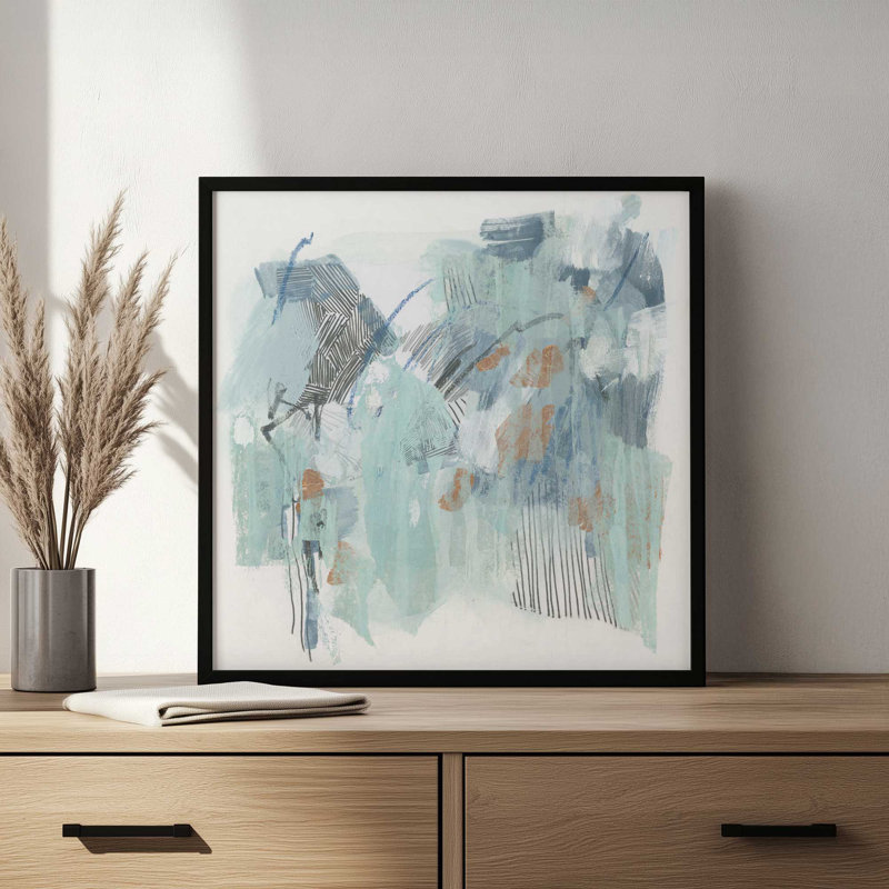 Llueve el Martes II by June Erica Vess Art Print, 30" H x 30" W, Brown