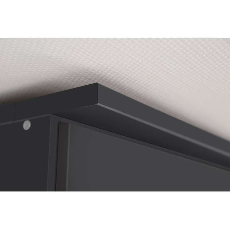 Bremen 2 Door Wardrobe, Metallic Grey