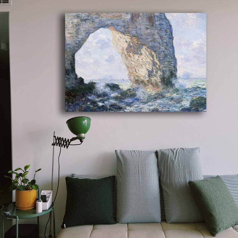 Claude Monet - peinture sur toile tendue