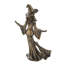 Witch Riding Broomstick Bronze Sculpture Gabrielle Figurine