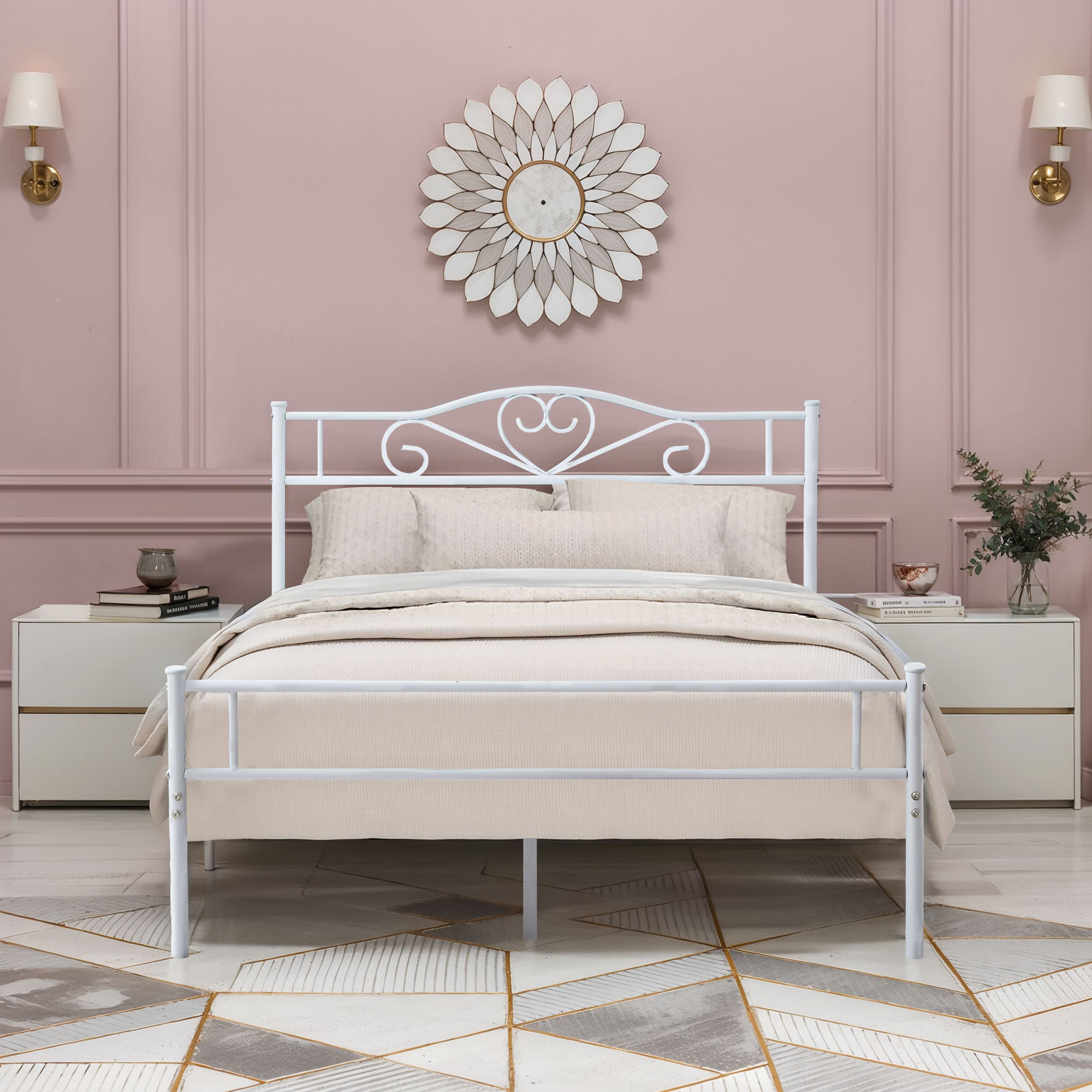 Trent Austin Design® Kempst 37'' Steel Bed Frame & Reviews