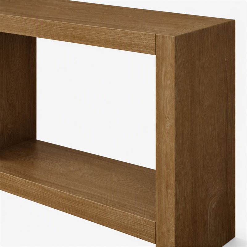 Console 63 pouces, Marron clair, Marron clair, Marron clair