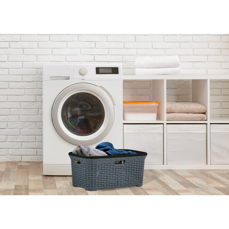 Panier à linge Bushel, gris, H 16 po x l 24 po x P 10,5 po