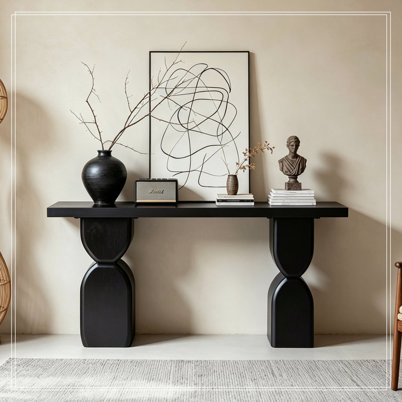 Console Table with Sturdy Legs