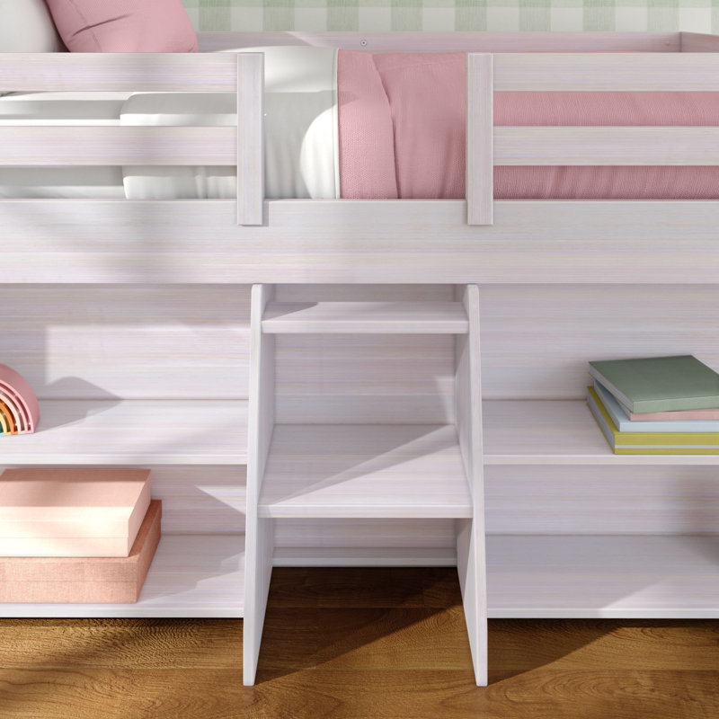 Decimus Kids Twin Loft Bed, White