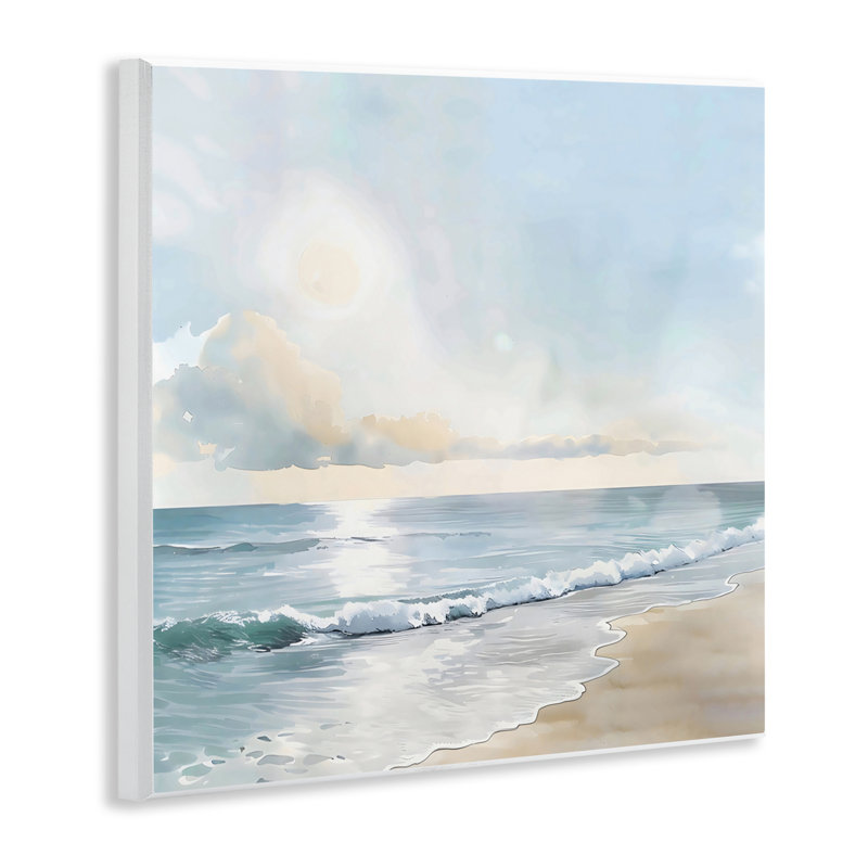 Blue Seascape Overhead Cloud Wall Plaque, design by Creative Studio