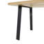 Medora Oak Metal Base Dining Table-579171828-579171835