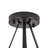 3-Light Natural Rattan Semi Flush Mount Light