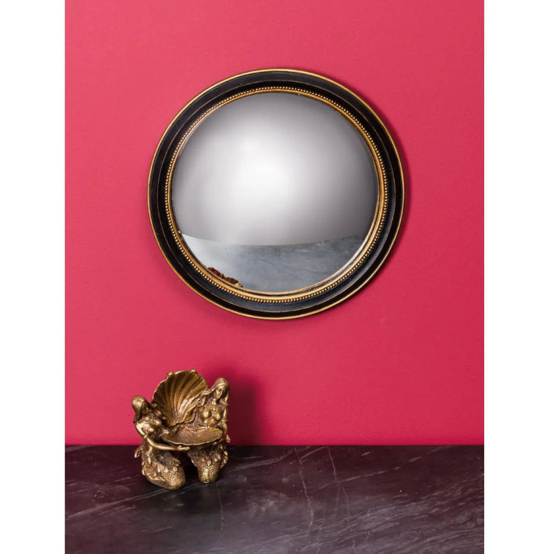 Miroir mural convexe 1, 10,6 po x 10,6 po