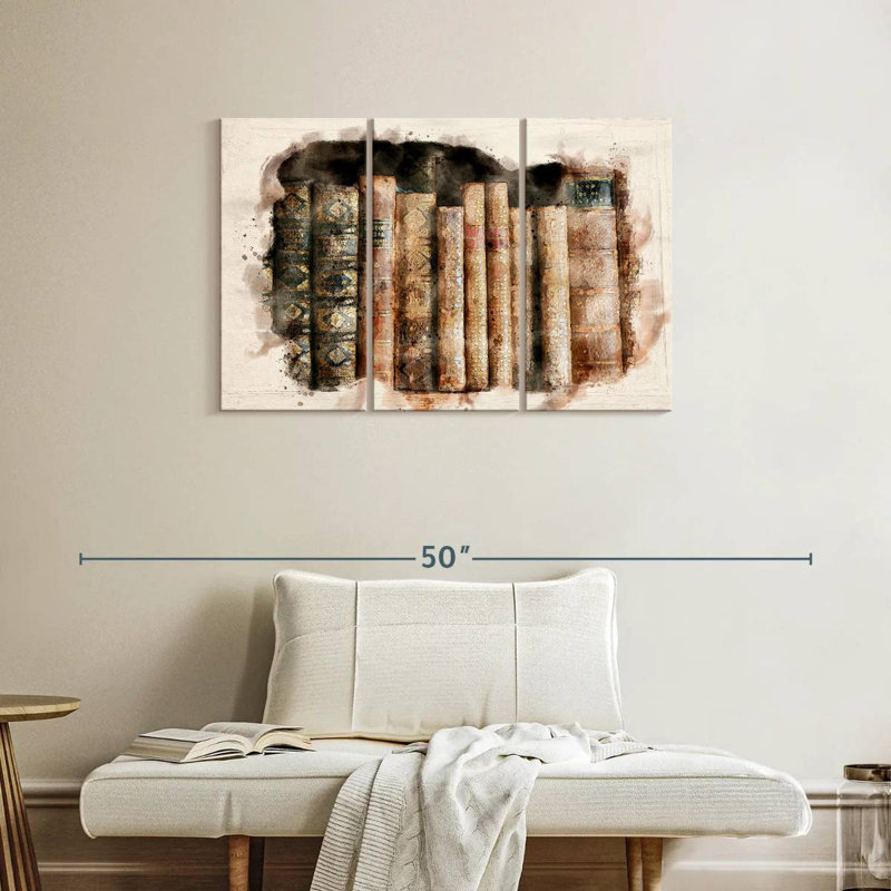 Kerner Heirloom Books, 24" H x 38" W
