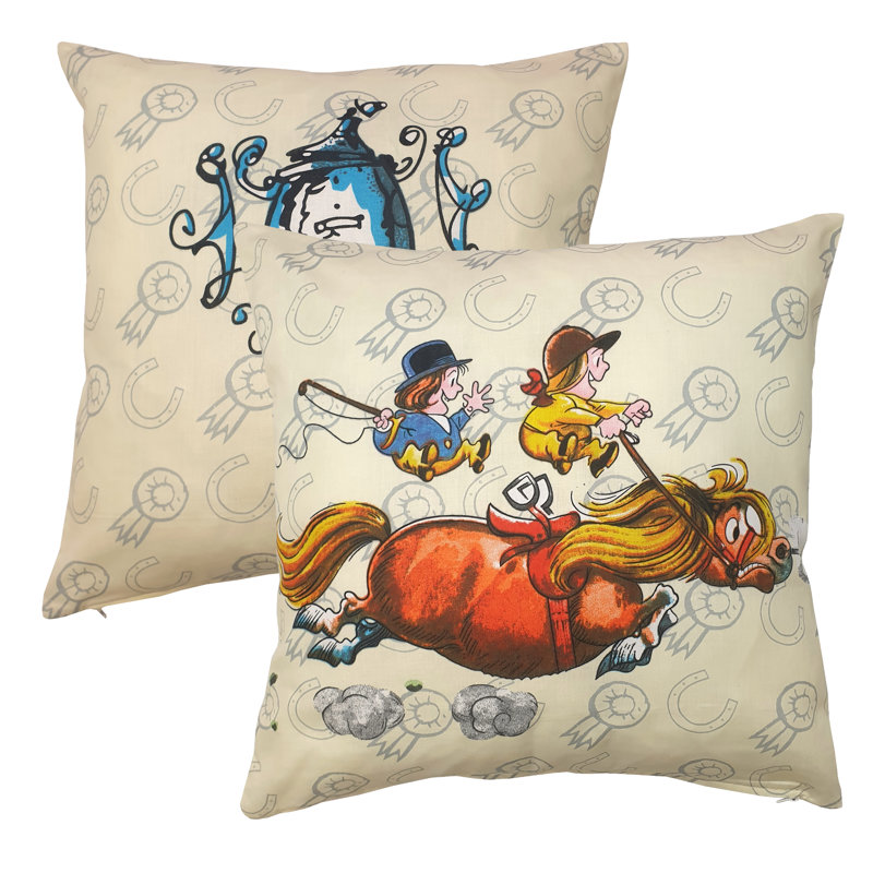 THELWELL ANTICS Cushion Cover