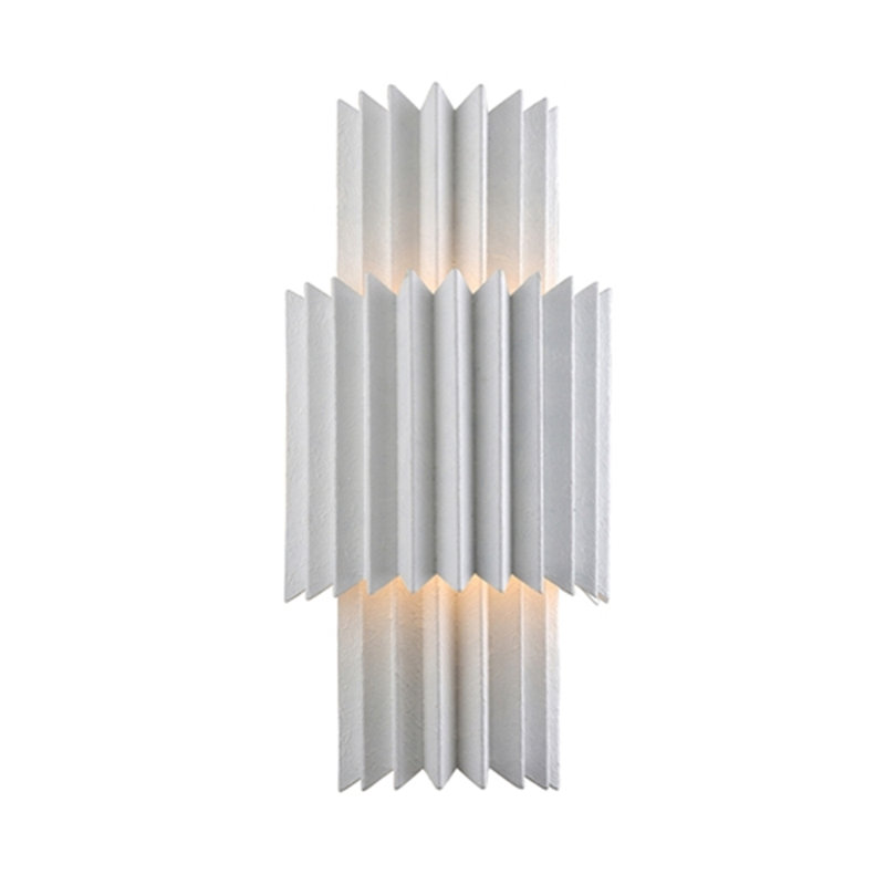 Moxy 9.5" Wall Sconce, Gesso White