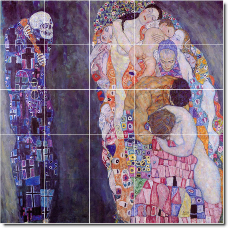 Carreau de peinture murale 40 po x 40 po 8 po x 8 po, Abstrait 04994