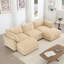 Luxurious Storage-enhanced Chenille U-shape Sofa, Modern Comfort And Style For Living Rooms