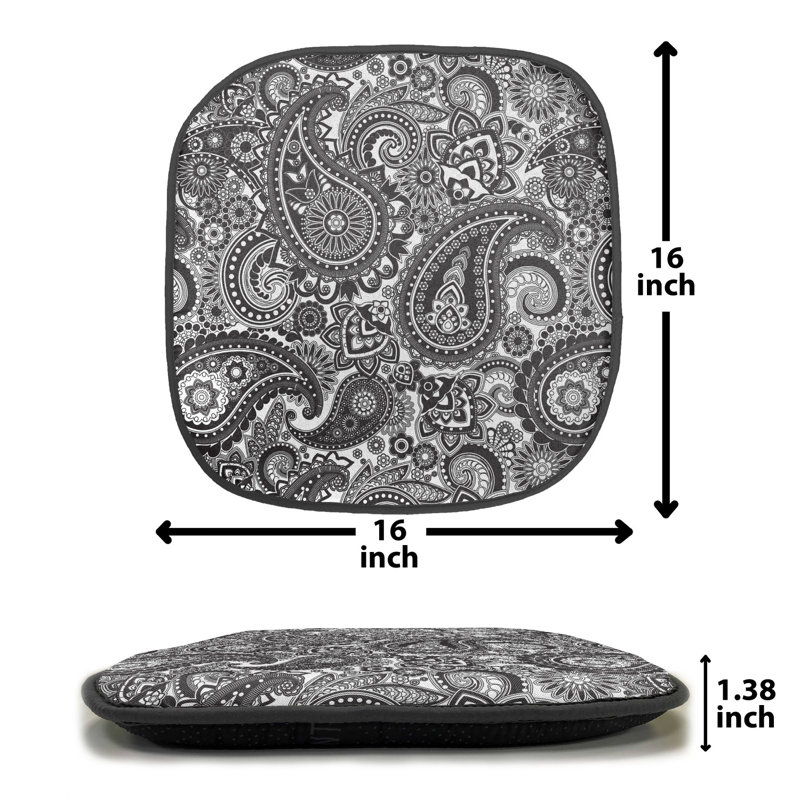 Outdoor 1.38'' Dining Chair Seat Cushion