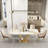 Randahl 71'' L Modern Rectangular Stone Top Dining Table-1270493550