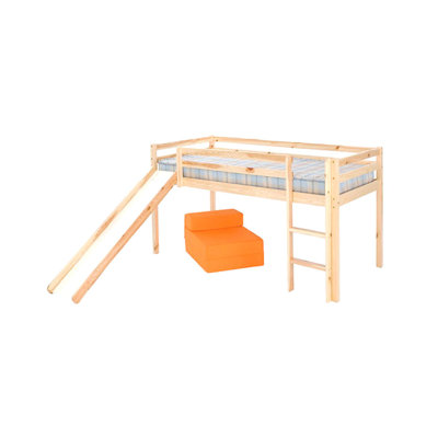 Haines Single (3') Solid Wood Mid Sleeper Loft Bed Bed