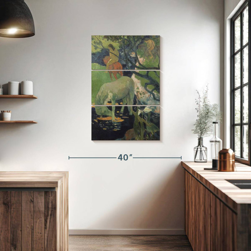 Brampt The White Horse, 38" H x 24" W