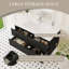 Meuble-lavabo flottant 42 po avec lavabo, meuble de rangement mural avec lavabo à surface solide et tiroirs à fermeture en douceur entièrement assemblés-126233802