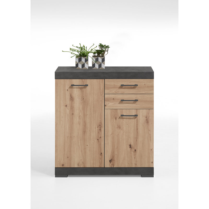 Standley 80cm W 2 - Drawer Chest of Drawers