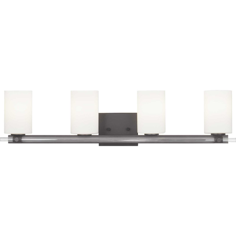Aliso 4 - Light Dimmable Vanity Light, Black